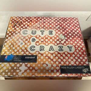 Signed Kidrobot Cute & Crazy Mini Plush Labbits